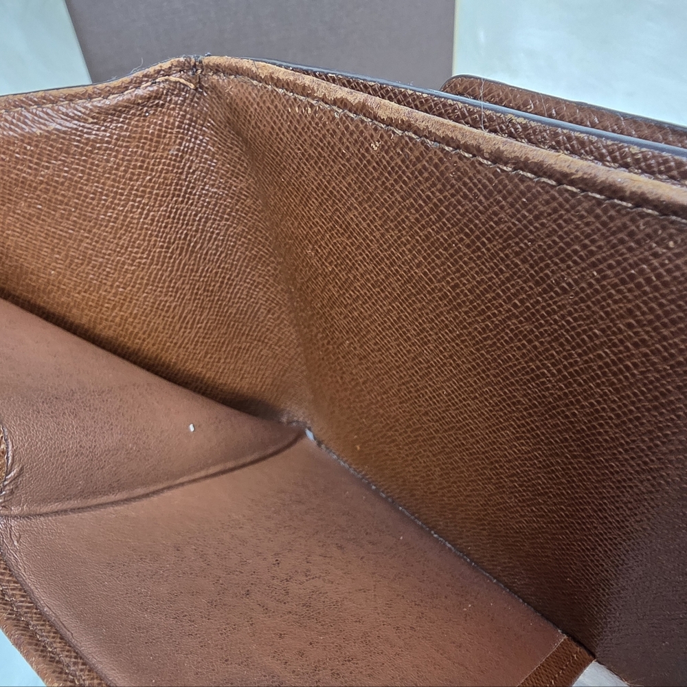 Louis Vuitton Elise Double Snap Pocket Wallet Code SP1022. H 4” x W 4.4” EUC - Picture 10 of 12
